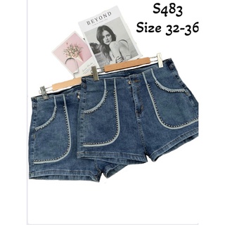 Short giãn đính hạt siêu sang 32-36