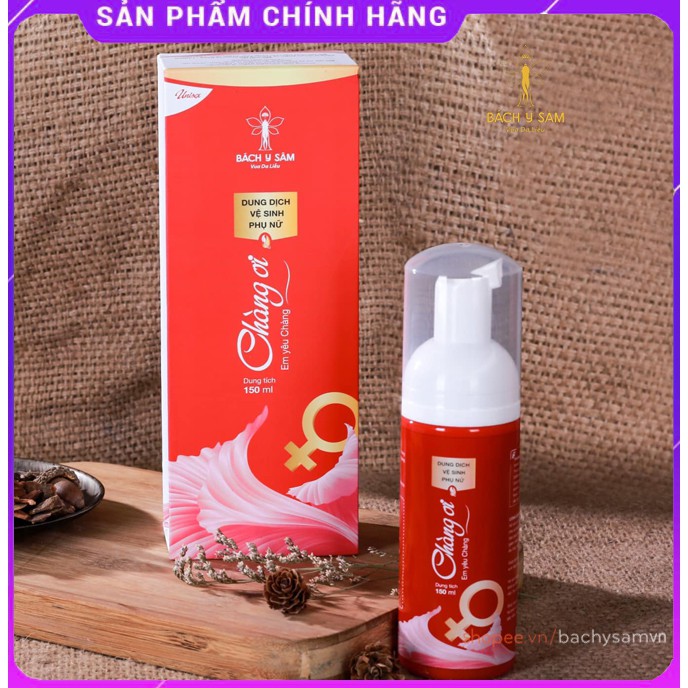 DUNG DỊCH VỆ SINH PHỤ NỮ CHÀNG ƠI - BÁCH Y SÂM