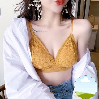Áo Bra Ren Hoa Mini Mút Mỏng Cài Sau