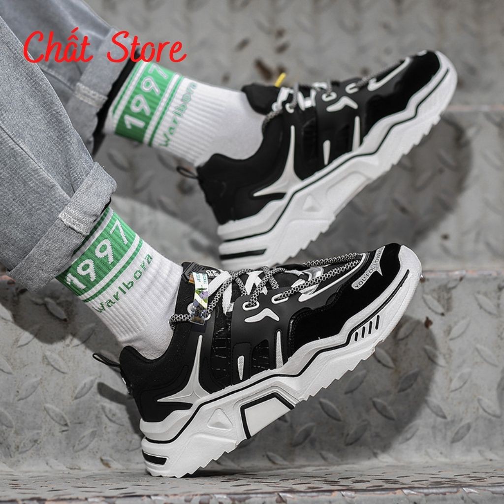 Giày Thể Thao Nam RẺ NHÂT SHOPEE Tăng Chiều Cao 5cm - 6cm, sneaker nam full black, Cao cấp siêu hot, siêu rẻ