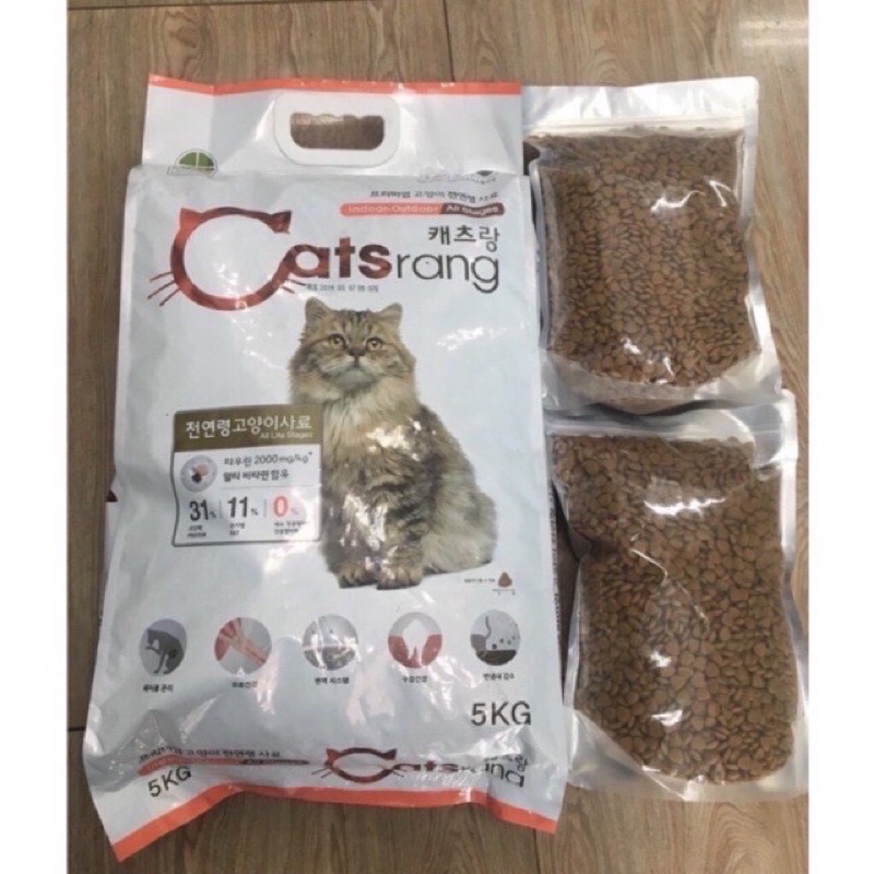 Thức ăn cho mèo Catrang thức ăn vào cấp cho mèo 5kg xuất xứ Hàn Quốc
