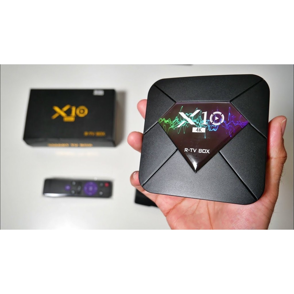 Android TV BOX X10, Phiên Bản Ram 2G,Tích Hợp Chức Năng Tìm Kiếm Giọng Nói, Ứng Dụng Xem Phim Lẻ, Phim Bộ