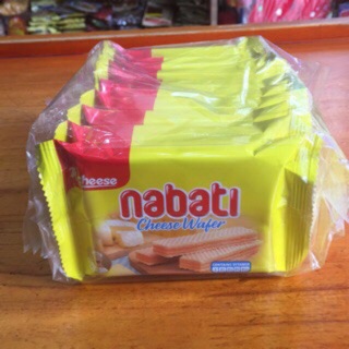 1 bịch 10 gói nabati 2 vị ( phô mai , socola ) 24g