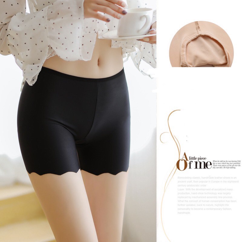 Quần Mặc Trong Váy Nữ Chống Lộ Chất Su Đúc Lượn Sóng Mềm Mịn Siêu Xinh ĐV889