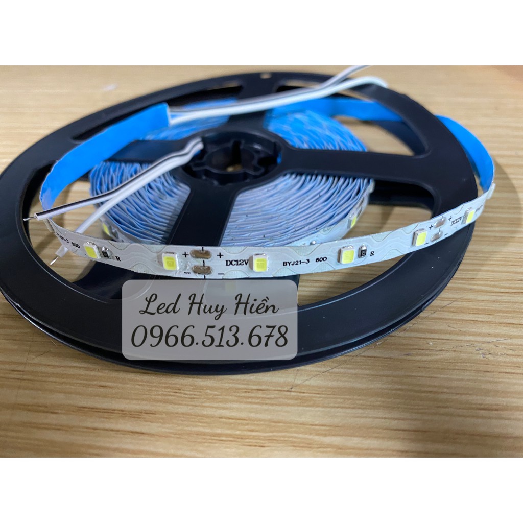Led dây dán zic zắc 12v 2835 cuộn 5m -10m chân đồng các màu, Led cuộn ziczac 60 Led/1 mét làm biển quảng cáo