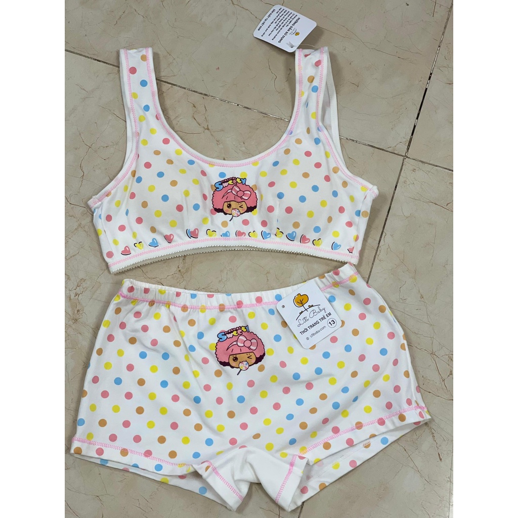 Bộ đồ lót bé gái LITIBABY