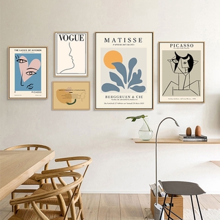 Matisse Trừu Tượng Trang Trí Lõi Bắc Âu Dòng Hình Nghệ Thuật Poster Trang Trí Nhà