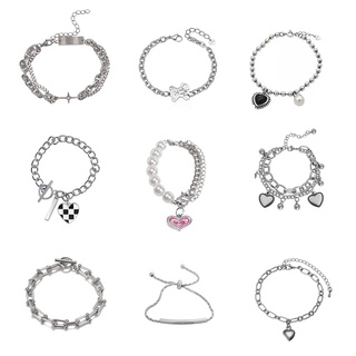 Vòng Tay Thiết Kế Đơn Giản Phong Cách Hàn Quốc Cho Nữ