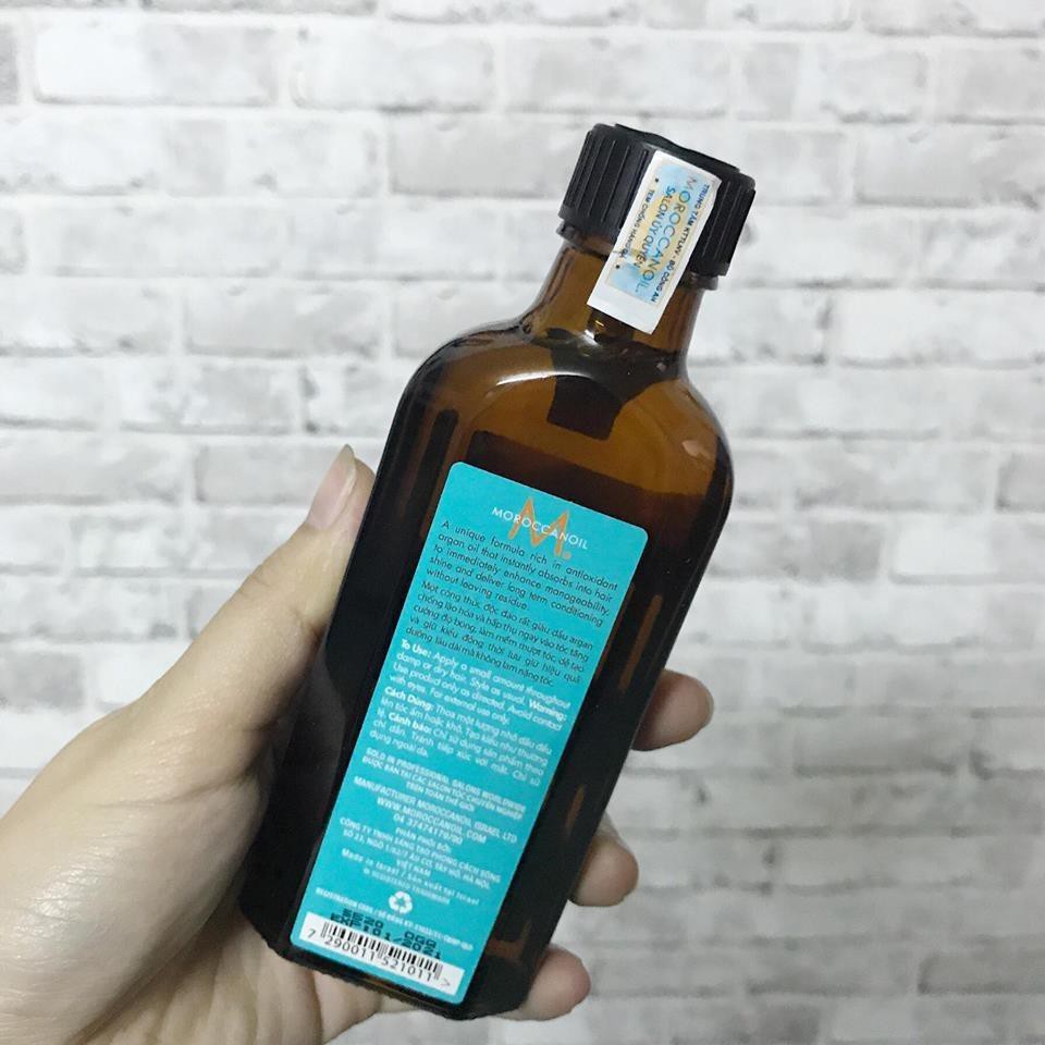 Chính hãng  Combo Tinh dầu Moroccanoil dưỡng tóc 125ml và Kem dưỡng da tay 75ml