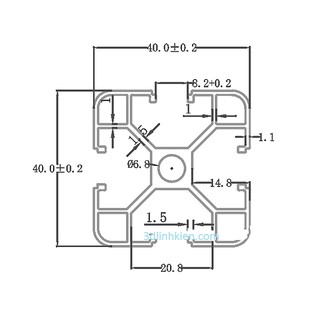 nhôm định hình 4080