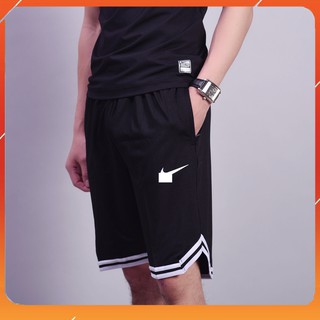 Quần Short Đen Chữ V Phong Cách Dành Cho Nam