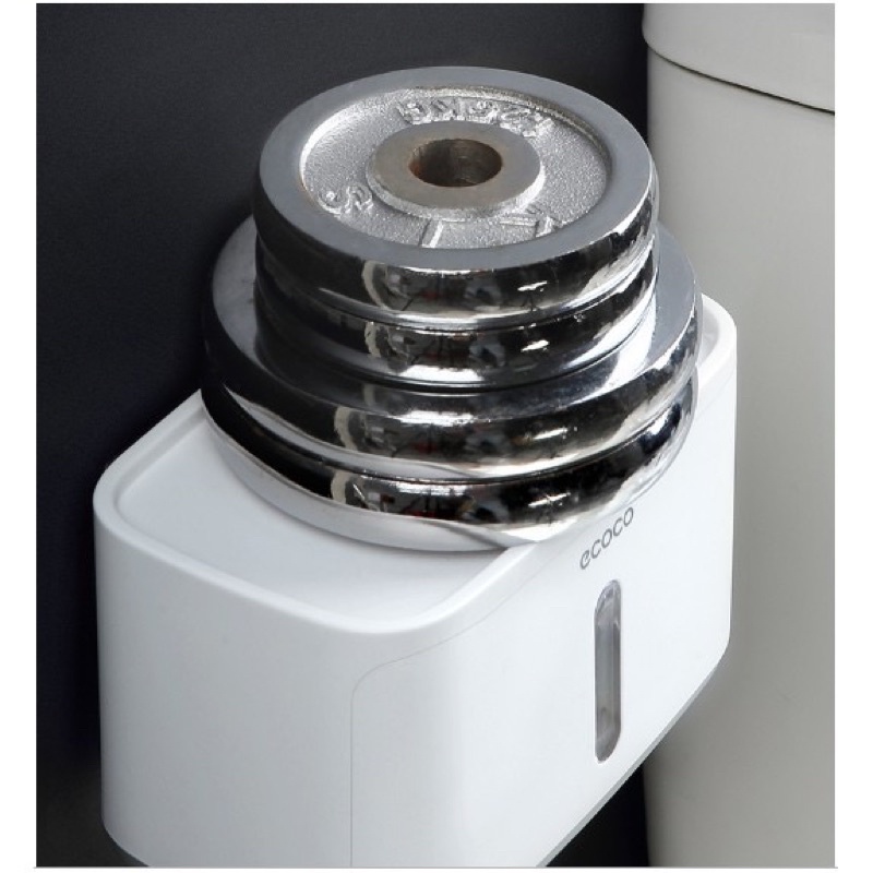Hộp đựng giấy vệ sinh ECOCO chống thấm cao cấp không khoan tường E1807