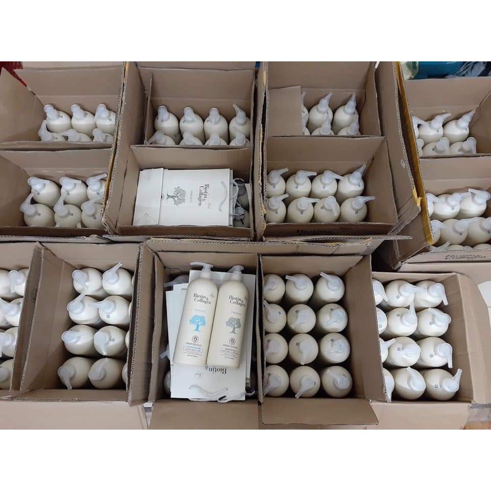 🛑FreeShip🛑Cặp Dầu Gội Xả Biotin Collagen Trắng | Giảm Rụng Tóc,Phục Hồi Tóc Khô Xơ, Hư Tổn ⚜️Hàng Chính Hãng⚜️ | BigBuy360 - bigbuy360.vn