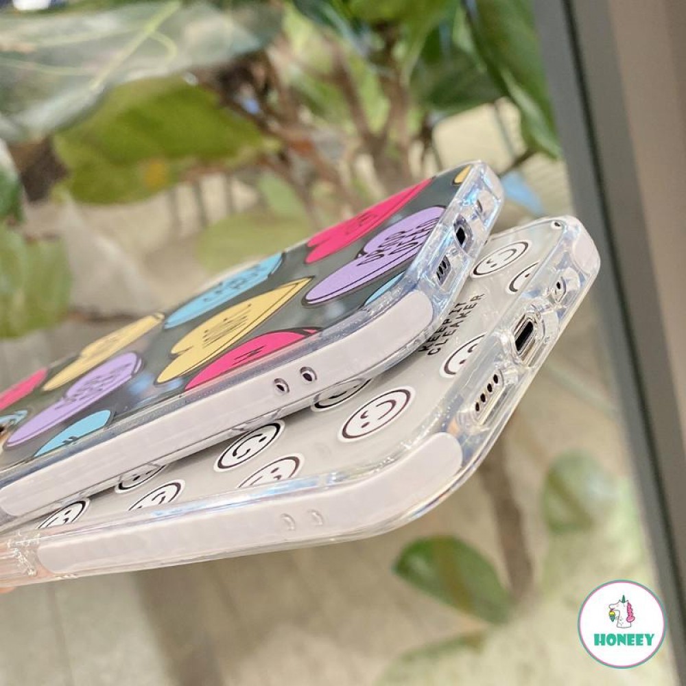 Ốp Điện Thoại Tpu Mềm Chống Sốc In Hình Trái Tim / Mặt Cười Cho Iphone 12pro Max 11 Xr Xs Max X 8 7 7 Plus | BigBuy360 - bigbuy360.vn