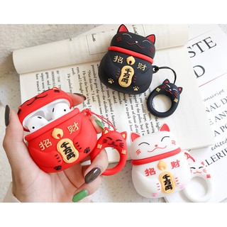 Ốp Airpods hình Mèo Thần Tài