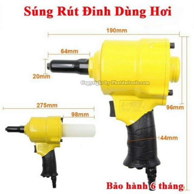 [Công Ty] [RẺ VÔ ĐỊCH] Súng rút đinh tán Rive bằng hơi Taiwan TOP