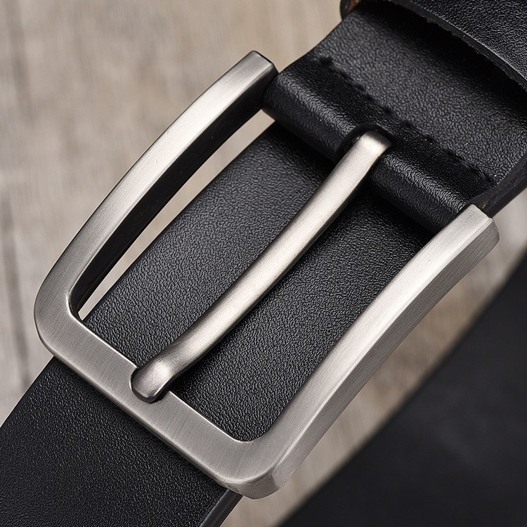 Dây lưng nam da bò 100% mặt khóa kim sang trọng, phù hợp mọi loại quần - Bảo hành 24 tháng