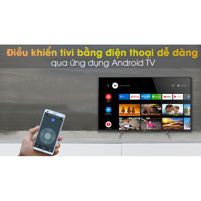 Android Tivi Sony 4K 43 inch KD-43X8500H (Miễn phí giao tại HCM-ngoài tỉnh liên hệ shop)