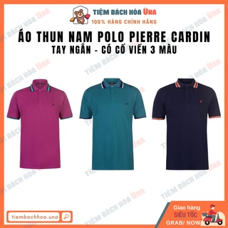 �Áo thun polo nam Pierre Cardin cao cấp có cổ viền 3 màu thời trang