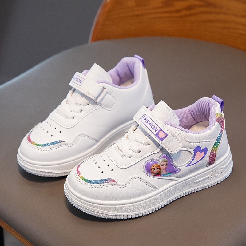 Giày thể thao Elsa quai dán đế chống trơn trượt bé gái size 26-36