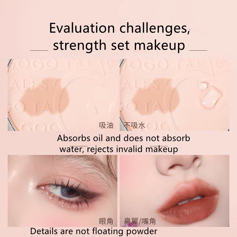 Phấn Phủ Dạng Bột GOGO TALES ​Lớp Trang Điểm Lâu Trôi Che Khuyết Điểm Hiệu Quả