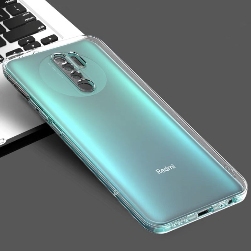 Ốp Điện Thoại Trong Suốt Chống Sốc Có 4 Góc Cho Xiaomi Redmi 9 M2004J19G M2004J19C