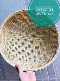 Rổ tre vỏ tre