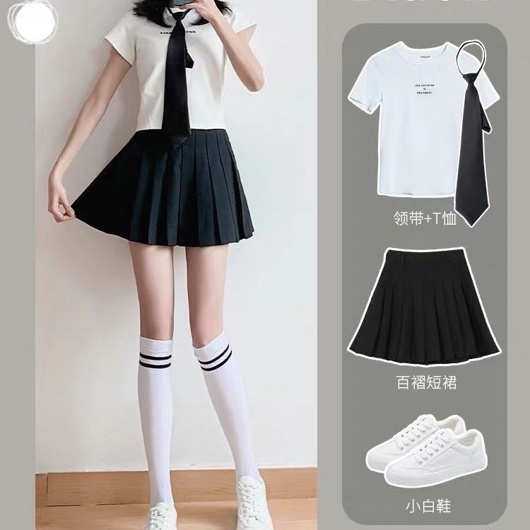 NRVP Chân váy dáng chữ A lưng cao thời trang