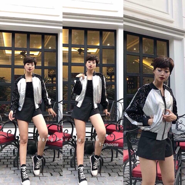 Áo da kim sa siêu đẹp