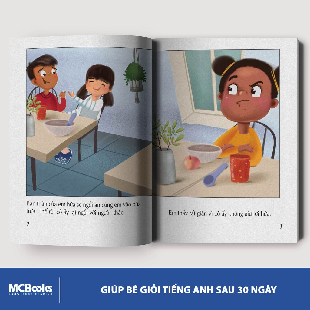Sách Giỏi Tiếng Anh Vui Ứng Xử Feeling Angry MCBooks