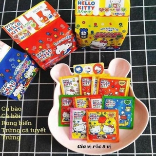 Gia Vị Rắc Cơm Thập Cẩm Hello Kitty( 5g*20 gói) Nhật Bản (Date T1/2023)