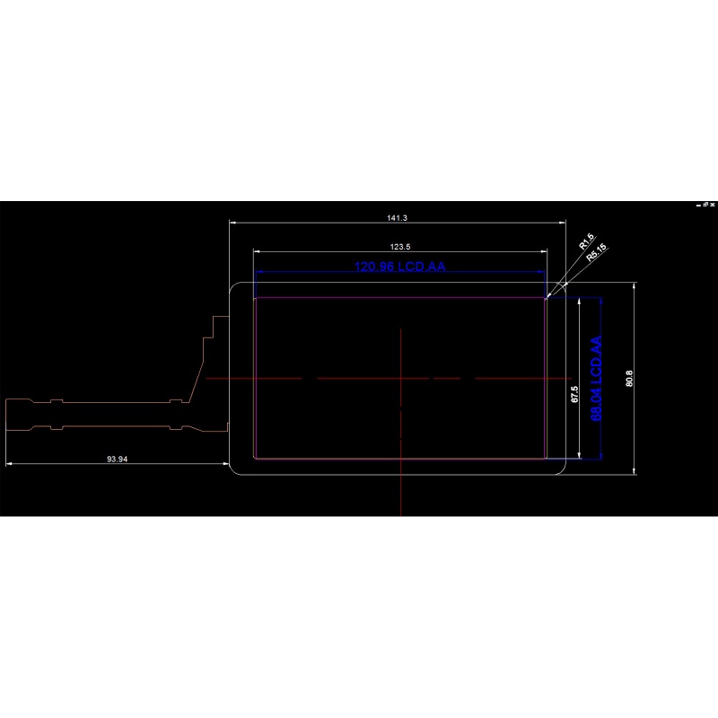 Bảng ĐiềU KhiểN MàN HìNh LCD 5.5 Inch 1440X2560 Cho MáY In 3D Sharp LS055R1SX04