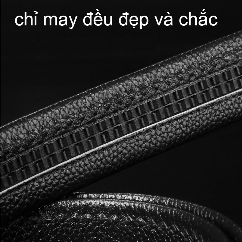 Thắt lưng da thật CIEVIAVN KIESAN khóa tự động Kích thước 125 x 3.5CM.