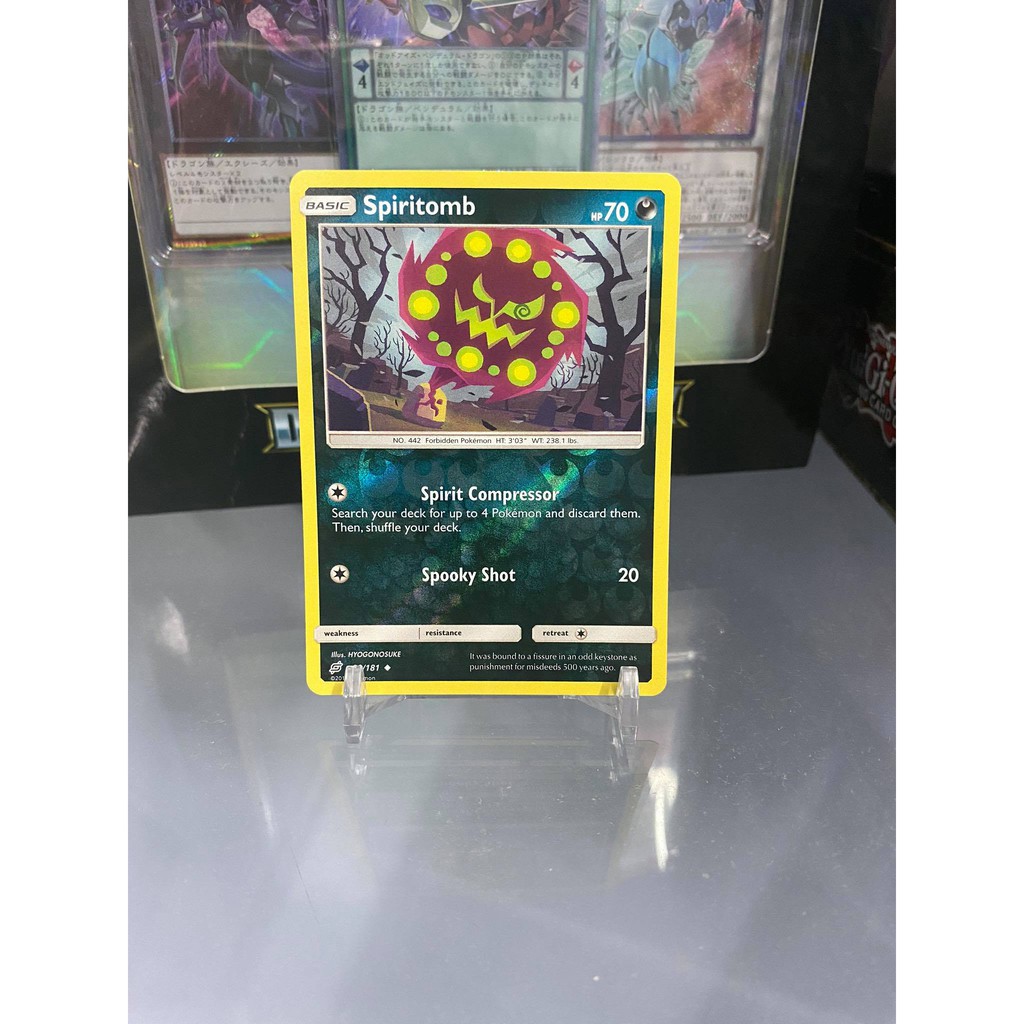 [ Dưa Hấu Yugioh ] Lá bài thẻ bài Pokemon Spiritomb