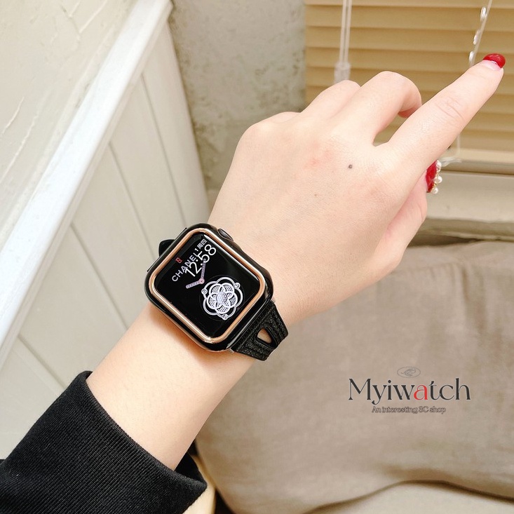 Màu Sắc Ốp Bảo Vệ Nhựa Cứng Cho Đồng Hồ Thông Minh Apple watch 8 7 SE 6 5 4 3 41mm 45mm 38mm 40mm 42mm 44mm