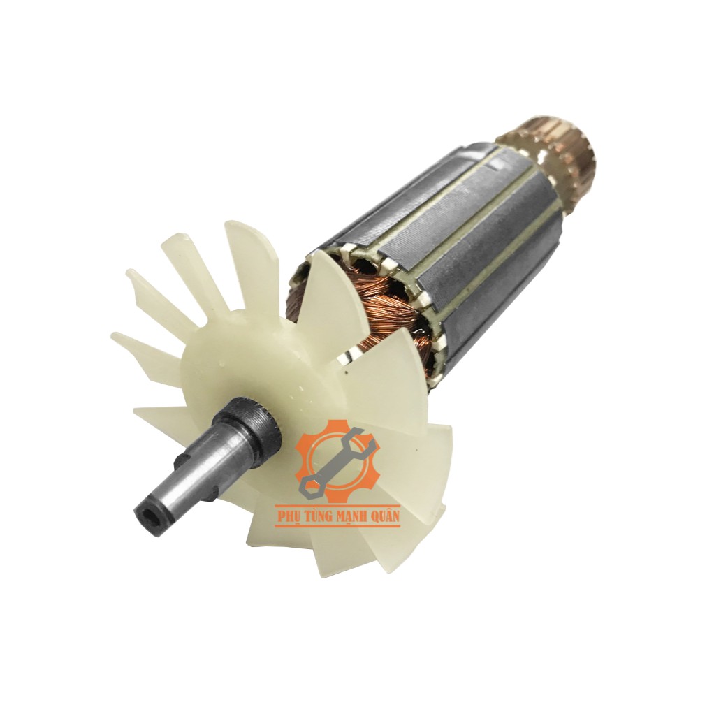 Rotor/ruột máy mài khuôn asj02-25 dca tặng kèm chối than tương ứng