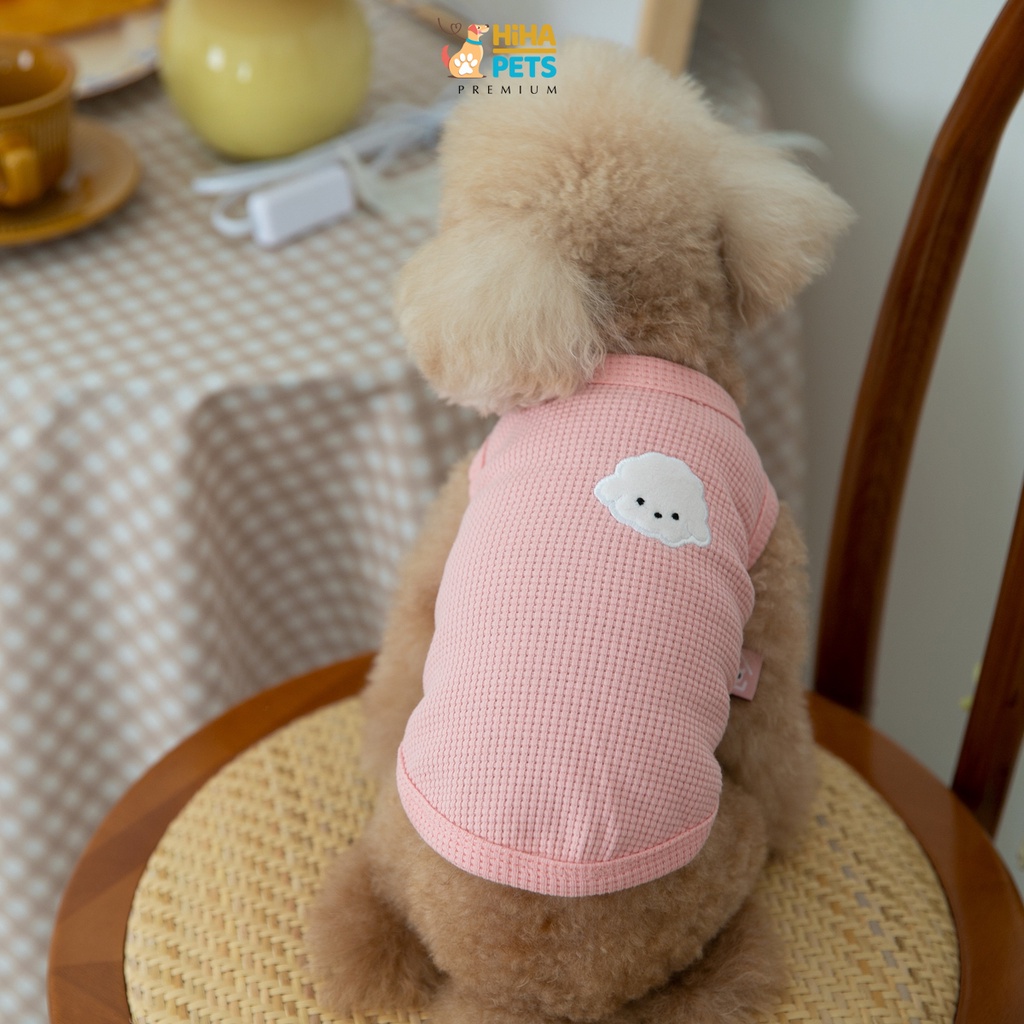 Áo Thun Cho Cún Mèo Thun Cotton Cao Cấp Nhất Hàn Quốc Quần Áo Thú Cưng Thời Trang Form Đẹp Hihapet.