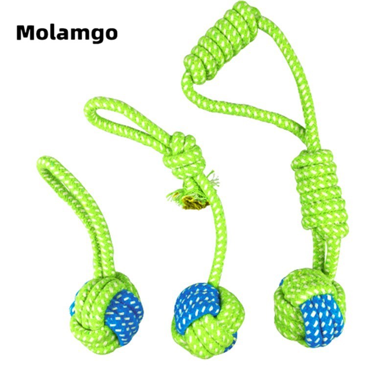 MOLAMGO Bộ Dây Thừng Làm Sạch Răng Cho Thú Cưng