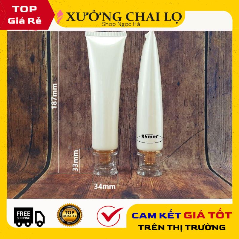 Tuýp Chiết Mỹ Phẩm ❤ GIÁ RẺ NHẤT ❤ Tuýp (tube) nhựa hột xoàn 20ml,100ml chiết mỹ phẩm , phụ kiện du lịch