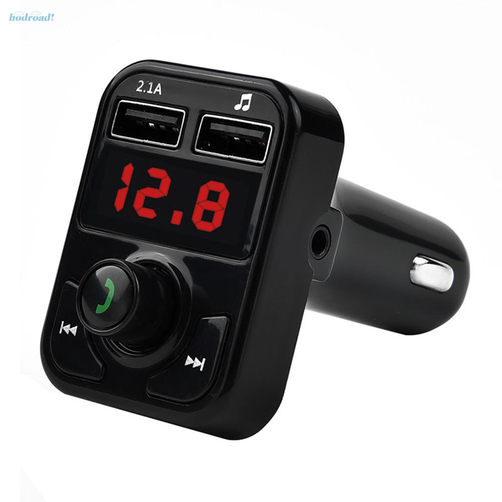 Củ Sạc Trên Ô Tô 5v 2.1a Usb 12v-24v Bluetooth Fm Mp3