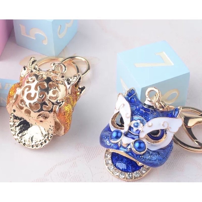 Móc chìa khóa cá tính phong cách sư tử