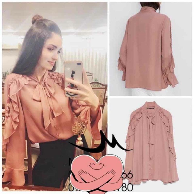 Sơ mi zara authentic đẹp xinh