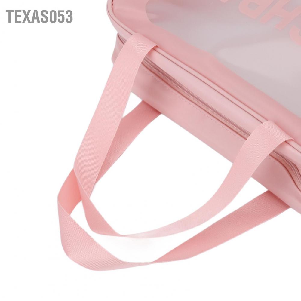 [Hàng mới về] Túi đựng mỹ phẩm du lịch trong suốt thoáng khí trọng lượng nhẹ nhỏ gọn cho nữ/ bé gái