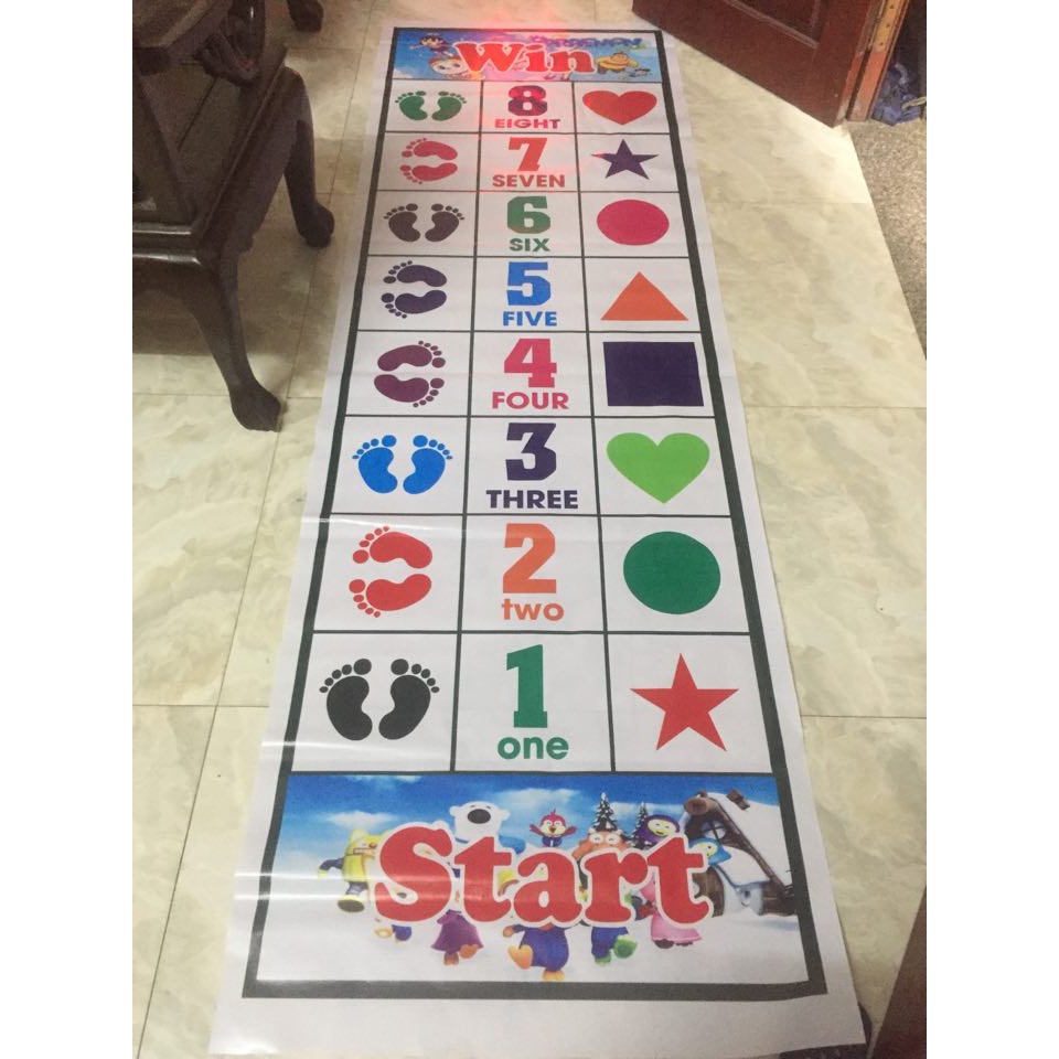 combo 3 tấm bạt bước chân cho bé 0.7 x 2.3m siêu nét siêu rẻ | BigBuy360 - bigbuy360.vn