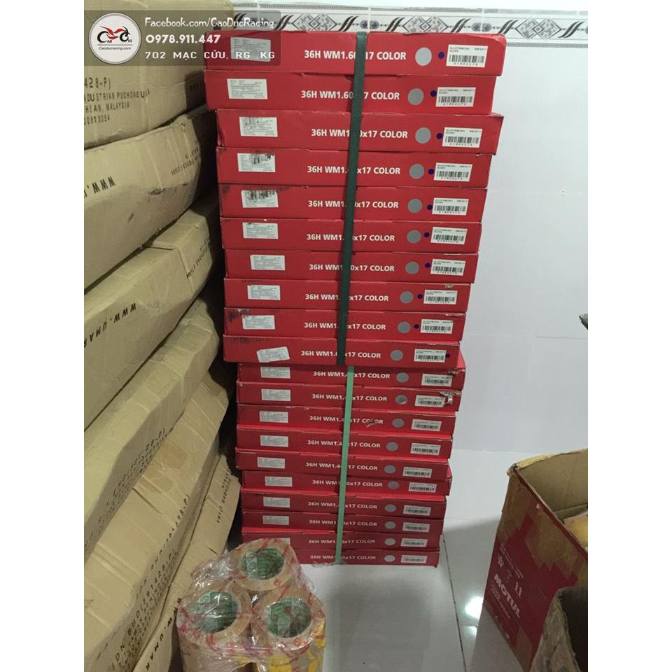 Niềng nhôm RCB (lẻ 1 cái) 1.4 và 1.6 chính hãng màu trắng caoduc