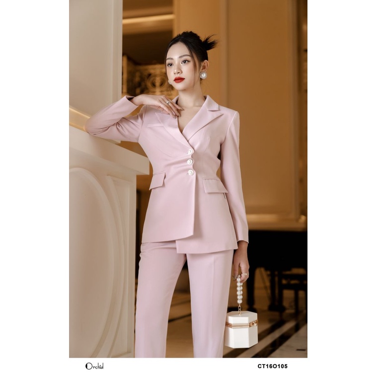 Set bộ nữ chất Twill Silk Orchid CT16O105