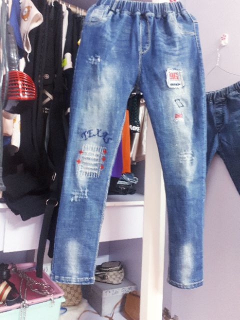 Quần jeans dành cho lứa tuổi từ 8--11