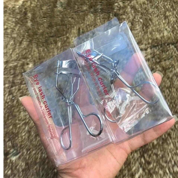 Kẹp Mi Thần Thánh Eyelash Curler Siêu Cong Bằng Inox Bấm Êm Tặng kèm 1 đệm kẹp