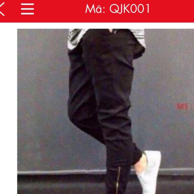 Quần jogger nam nữ có khoá zip, chất kaki Hàn Quốc - Hàng mới về
