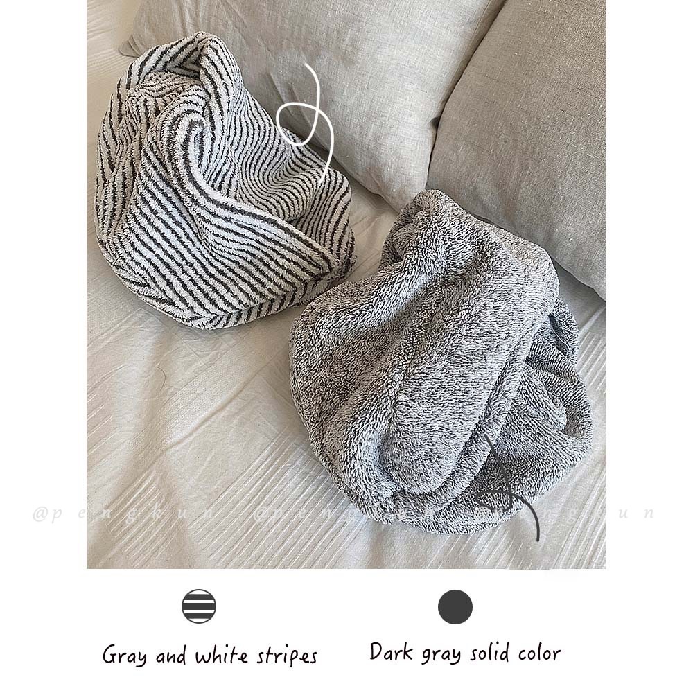 Khăn Trùm Đầu Bằng Sợi Than Tre Siêu Thấm Hút Nhanh Khô Tiện Dụng